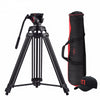 Professional Aluminum  Portable   Heavy-duty Video Tripod with Hydraulic Head - Blindly Shop