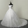 100cm Long Train Sweetheart Wedding Dresses