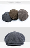 Unisex Autumn Winter Newsboy Caps Men And Women