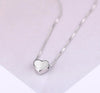 New Arrivals Silver Color Love Heart Necklaces - Blindly Shop