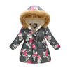 Kid girl&#39;s Hooded Outerwear for Winter