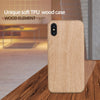 Wooden Pattern Soft TPU Cover For iPhone