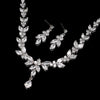 Women Wedding Party Earrings &amp; Necklace Jewelry Sets