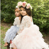 Autumn Long Sleeve Lace Flower Girl Dress