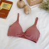 Sexy Wire Free Solid Color Cotton Bra