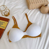 Sexy Wire Free Solid Color Cotton Bra