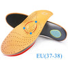 Leather orthotic insole for Flat Feet Arch shoes - Blindly Shop