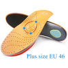 Leather orthotic insole for Flat Feet Arch shoes - Blindly Shop