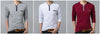 Long Sleeve Henry Collar Tee Shirt for Men