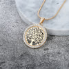 Crystal Round Small Pendant Necklace - Blindly Shop