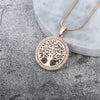 Crystal Round Small Pendant Necklace - Blindly Shop