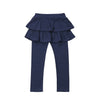 2-8Y Girls Warm Cute Cake Culottes Leggings With Ruffle Tutu Skirt - Blindly Shop