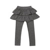 2-8Y Girls Warm Cute Cake Culottes Leggings With Ruffle Tutu Skirt - Blindly Shop