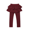 2-8Y Girls Warm Cute Cake Culottes Leggings With Ruffle Tutu Skirt - Blindly Shop