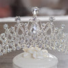 Bride Tiara Crowns Earring Necklace Wedding Jewelry