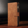 Zipper Wallet Leather Phone Case For iPhone