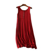 Female sleeveless summer sexy nightgown