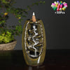 Waterfall Shaped Ceramic Incense Holder