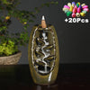 Waterfall Shaped Ceramic Incense Holder