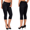 High Waist Elastic plus size Jeans for Women mom