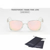 Polarized UV400 Eye wear with Transparent Frame