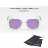 Polarized UV400 Eye wear with Transparent Frame