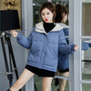 Women&#39;s Cotton padded Parka Outwear Hooded 7 Colors Solid Coat