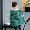 Women&#39;s Cotton padded Parka Outwear Hooded 7 Colors Solid Coat