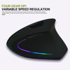 USB Rechargeable 2.4GHz Vertical Gaming Wireless Mouse - Blindly Shop