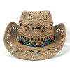 100% Natural Straw Cowboy Hat for Women/Men