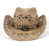 100% Natural Straw Cowboy Hat for Women/Men