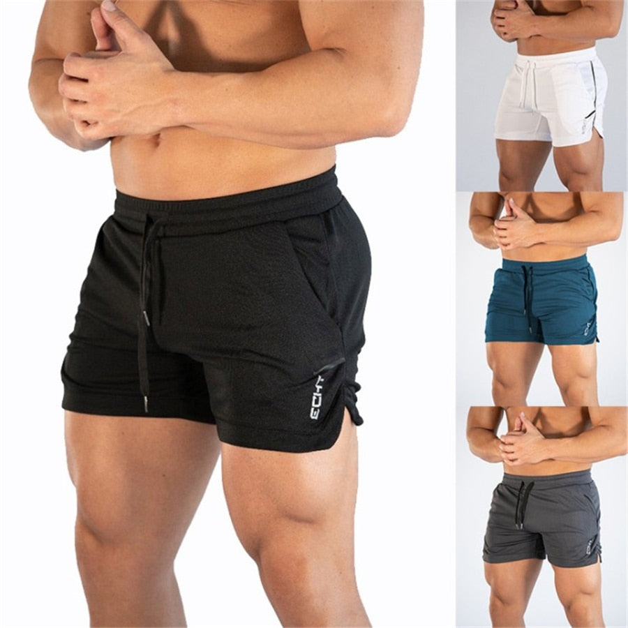 Summer Gyms Workout Men Fitness Bodybuilding Shorts