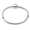 Silver Color Crystal Charm Bracelet for Women