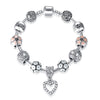 Silver Color Crystal Charm Bracelet for Women