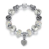 Silver Color Crystal Charm Bracelet for Women