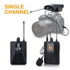 Wireless Lavalier Microphone system for DSLR Cameras, Phones, Spekers.