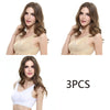 3pcs/set Push Up Bras Lace Solid Color for Women