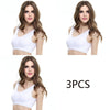 3pcs/set Push Up Bras Lace Solid Color for Women