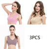 3pcs/set Push Up Bras Lace Solid Color for Women