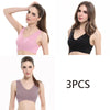 3pcs/set Push Up Bras Lace Solid Color for Women