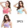 3pcs/set Push Up Bras Lace Solid Color for Women