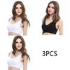 3pcs/set Push Up Bras Lace Solid Color for Women