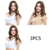 3pcs/set Push Up Bras Lace Solid Color for Women