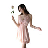 Sling Lace Embroidery V-Neck Sexy Nightdress