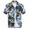 Palm Tree Printed Hawaiian Beach Shirt for Men\