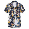 Palm Tree Printed Hawaiian Beach Shirt for Men\