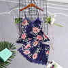 5Pcs Pajama Set Satin Sexy Lace Nightie