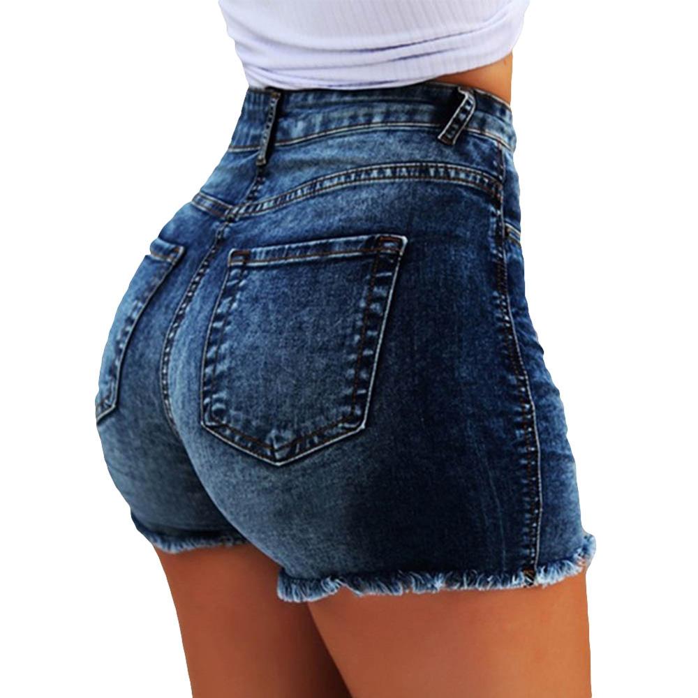 Summer High Waist Denim Women's  Shorts