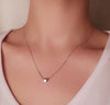 New Arrivals Silver Color Love Heart Necklaces - Blindly Shop