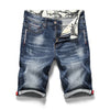 Casual Slim Fit High Quality Elastic Denim Shorts